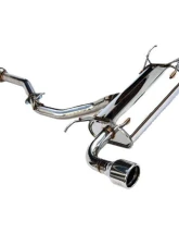 Invidia Q300 Catback Exhaust w/ Rolled Stainless Steel Tips Subaru BRZ | Toyota 86 2012+                                     - HS12SSTG3S - Image 2