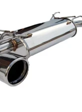 Invidia Q300 Catback Exhaust w/ Rolled Stainless Steel Tips Subaru BRZ | Toyota 86 2012+                                     - HS12SSTG3S - Image 3