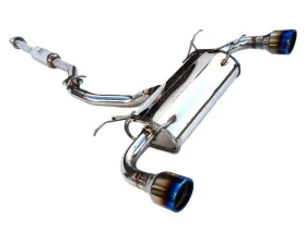 Invidia Q300 Catback Exhaust w/ Rolled Titanium Tips Subaru BRZ | Toyota 86 2012+