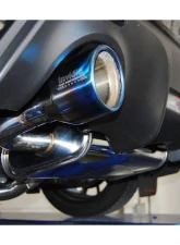 Invidia Q300 Catback Exhaust w/ Rolled Titanium Tips Subaru BRZ | Toyota 86 2012+                                     - HS12SSTG3T - Image 7
