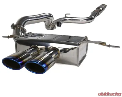 Invidia Q300 Catback Exhaust w/ Rolled Oval Titanium Tips Ford Focus ST 2013+ - HS13FFSQ32OT