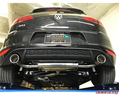Invidia Q300 Catback Exhaust w/ Rolled Stainless Steel Tips Volkswagen Golf | GTI MK7 2013-2021 - HS13GF7G3S