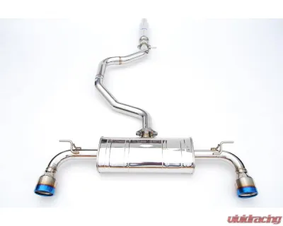 Invidia Q300 Catback Exhaust w/ Rolled Titanium Tips Volkswagen Golf | GTI MK7 2013-2021 - HS13GF7G3T