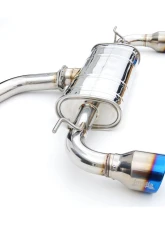 Invidia Q300 Catback Exhaust w/ Rolled Titanium Tips Volkswagen Golf | GTI MK7 2013-2021                                     - HS13GF7G3T - Image 2