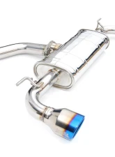 Invidia Q300 Catback Exhaust w/ Rolled Titanium Tips Volkswagen Golf | GTI MK7 2013-2021                                     - HS13GF7G3T - Image 6