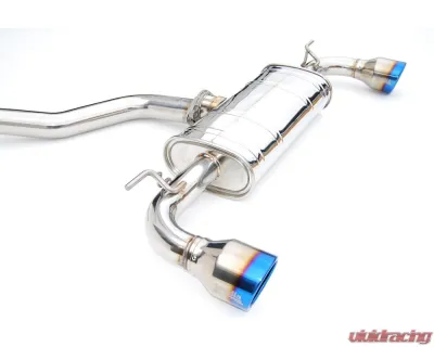 Invidia Q300 Catback Exhaust w/ Rolled Titanium Tips Volkswagen Golf | GTI MK7 2013-2021 - HS13GF7G3T