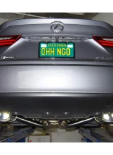 Invidia Q300 Axleback Exhaust w/ Rolled Stainless Steel Polished Tips Lexus IS350 | IS250 2013+                                     - HS13LISG3S - Image 3