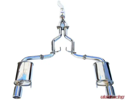 Invidia Q300 Catback Exhaust w/ Stainless Steel Tip Ford Mustang ECOBoost 2015+ - HS14FM4G3S