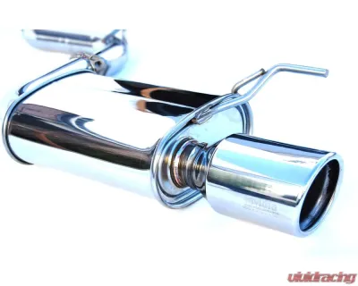 Invidia Q300 Catback Exhaust w/ Stainless Steel Tip Ford Mustang ECOBoost 2015+ - HS14FM4G3S