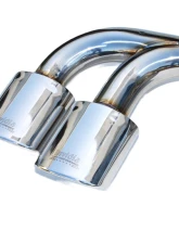 Invidia Q300 Catback Exhaust w/ Quad Oval Stainless Steel Tips Volkswagen Golf-R 2014-2016                                     - HS14GFRG3S - Image 4