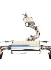 Invidia Q300 Catback Exhaust w/ Quad Oval Titanium Tips Volkswagen Golf-R 2014-2016                                     - HS14GFRG3T - Image 3
