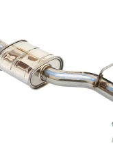 Invidia Q300 Catback Exhaust w/ Quad Oval Titanium Tips Volkswagen Golf-R 2014-2016                                     - HS14GFRG3T - Image 5