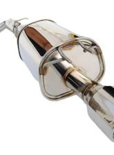 Invidia Q300 Catback Exhaust System w/ Stainless Steel Tip Honda Civic Si 2014-2016                                     - HS14HC2G3S - Image 3