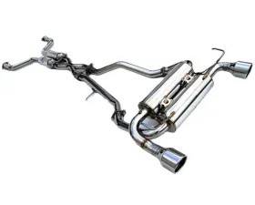 Invidia Gemini Catback Exhaust w/ Stainless Steel Polished Tips Infiniti Q50 2014+