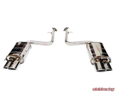 Invidia Q300 Axleback Exhaust w/ Quad Rolled SS Tips Lexus RC350 | 200T 2015+ - HS14LRCDR4OS
