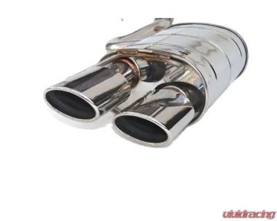 Invidia Q300 Axleback Exhaust w/ Quad Rolled SS Tips Lexus RC350 | 200T 2015+ - HS14LRCDR4OS