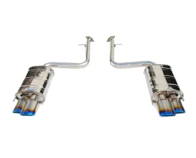 Invidia Q300 Axleback Exhaust w/ Rolled Titanium Quad Tips