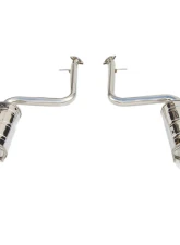 Invidia Q300 Axleback Exhaust w/ Rolled Titanium Quad Tips Lexus RC350 | 200T 2015+                                     - HS14LRCDR4OT - Image 4