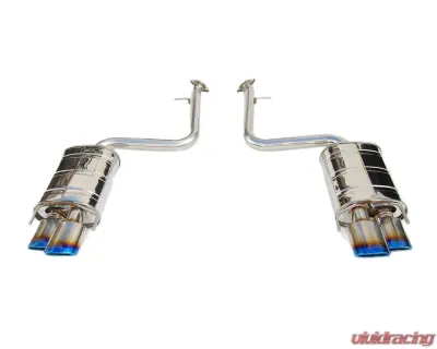 Invidia Q300 Axleback Exhaust w/ Rolled Titanium Quad Tips Lexus RC350 | 200T 2015+ - HS14LRCDR4OT