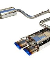 Invidia Q300 Axleback Exhaust w/ Rolled Titanium Quad Tips Lexus RC350 | 200T 2015+                                     - HS14LRCDR4OT - Image 3