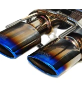Invidia Q300 Axleback Exhaust w/ Rolled Titanium Quad Tips Lexus RC350 | 200T 2015+                                     - HS14LRCDR4OT - Image 4