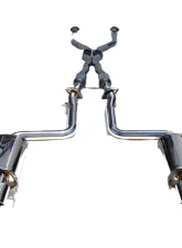 Invidia Q300 Catback Exhaust w/ Rolled Stainless Steel Tips Lexus RC-F 2014+                                     - HS14LRF3SH - Image 3