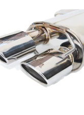 Invidia Q300 Catback Exhaust w/ Rolled Stainless Steel Tips Lexus RC-F 2014+                                     - HS14LRF3SH - Image 2