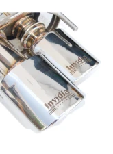 Invidia Q300 Catback Exhaust w/ Rolled Stainless Steel Tips Lexus RC-F 2014+                                     - HS14LRF3SH - Image 3