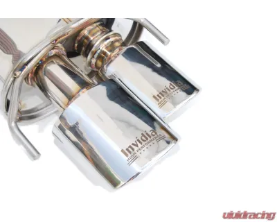 Invidia Q300 Catback Exhaust w/ Rolled Stainless Steel Tips Lexus RC-F 2014+ - HS14LRF3SH