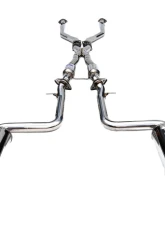 Invidia Q300 Catback Exhaust w/ Rolled Titanium Tips Lexus RC-F 2014+                                     - HS14LRF3TH - Image 4
