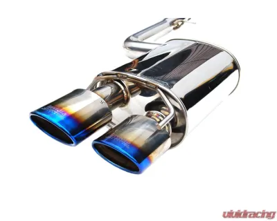 Invidia Q300 Catback Exhaust w/ Rolled Titanium Tips Lexus RC-F 2014+ - HS14LRF3TH
