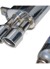 Invidia Q300 Catback Exhaust w/ Stainless Steel Tips Mini Cooper S 2014+                                     - HS14MCSG3S - Image 5