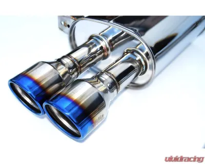 Invidia Q300 Catback Exhaust w/ Titanium Tips Mini Cooper S 2014+ - HS14MCSG3T