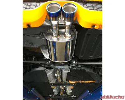 Invidia Q300 Catback Exhaust w/ Titanium Tips Mini Cooper S 2014+ - HS14MCSG3T