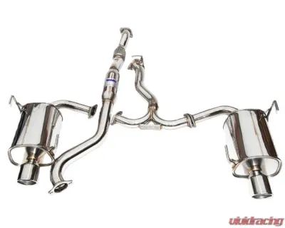 Invidia Q300 Catback Exhaust System w/ Rolled Stainless Steel Tip Subaru Forester XT 2014+ - HS14SFXG3S