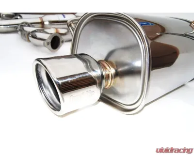 Invidia Q300 Catback Exhaust System w/ Rolled Stainless Steel Tip Subaru Forester XT 2014+ - HS14SFXG3S