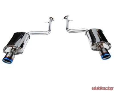 Invidia Q300 Axleback Exhaust w/ Rolled Titanium Tips Lexus IS200T 2015+ - HS15LIS2G3TH