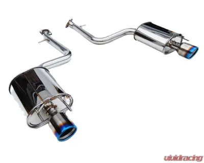 Invidia Q300 Axleback Exhaust w/ Rolled Titanium Tips Lexus IS200T 2015+ - HS15LIS2G3TH