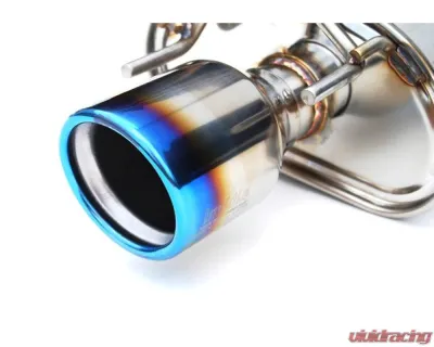 Invidia Q300 Axleback Exhaust w/ Rolled Titanium Tips Lexus IS200T 2015+ - HS15LIS2G3TH
