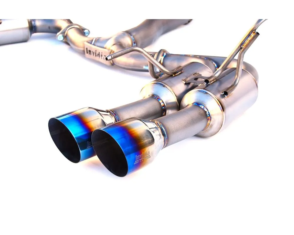 Invidia Gemini Catback Exhaust w/ Full Titanium Quad Tips - HS15STI5TG4ST