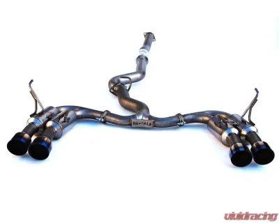 Invidia Gemini Catback Exhaust w/ Full Titanium Quad Tips Subaru WRX | STI 2015-2021 - HS15STI5TG4ST