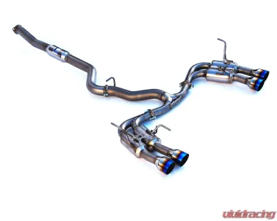 Invidia Gemini Catback Exhaust w/ Full Titanium Quad Tips Subaru WRX | STI 2015-2021 - HS15STI5TG4ST