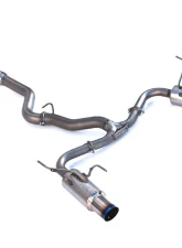 Invidia Full Titanium Dual N1 Catback Exhaust Subaru WRX | STI 2008-2014                                     - HS15STIDTG - Image 5