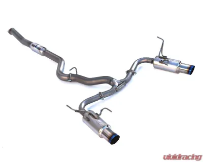 Invidia Full Titanium Dual N1 Catback Exhaust Subaru WRX | STI 2008-2014 - HS15STIDTG