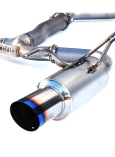 Invidia Full Titanium Dual N1 Catback Exhaust Subaru WRX | STI 2008-2014                                     - HS15STIDTG - Image 4