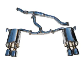 Invidia Q300 Catback Exhaust w/ Rolled Stainless Steel Tips Subaru WRX | STI 2015-2021