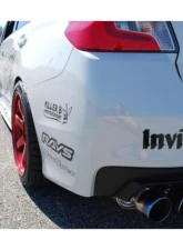 Invidia Q300 Catback Exhaust w/ Rolled Titanium Tips Subaru WRX | STI 2015-2021                                     - HS15STIG3T - Image 2
