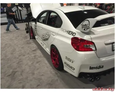 Invidia Q300 Catback Exhaust w/ Rolled Titanium Tips Subaru WRX | STI 2015-2021 - HS15STIG3T