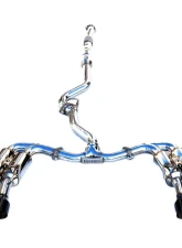 Invidia Gemini R400 Catback Exhaust w/ Black Tips Subaru WRX | STI 2011-2021                                     - HS15STIGM4SB - Image 9