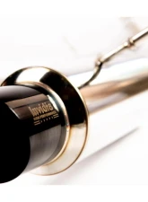 Invidia Gemini R400 Catback Exhaust w/ Black Tips Subaru WRX | STI 2011-2021                                     - HS15STIGM4SB - Image 4